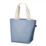 フェアトレードコットンキャンバストート（M） 内ポケット（スモークブルー）