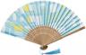 伊砂文様　涼彩扇子