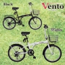 6段ギア付オプション多数☆20インチ折畳自転車の決定版! Vento-ベント- FDB20 6S OP